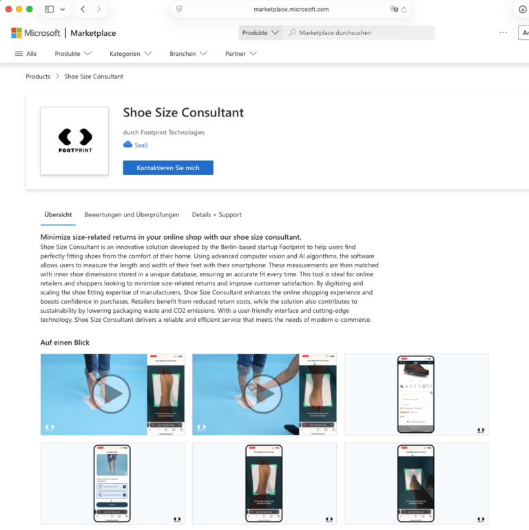 show size consultant footprint